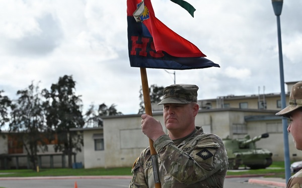 Headquarters Support Company, 40th Infantry Division Change of Responsibility Ceremony