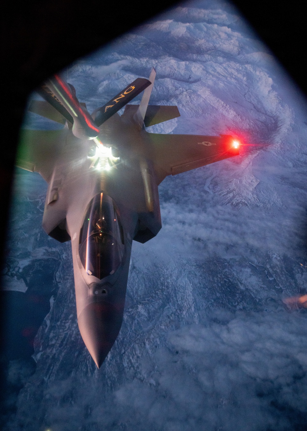 Alaskan Command integrates with USCG Kimball and B-52’s in the Gulf of Alaska