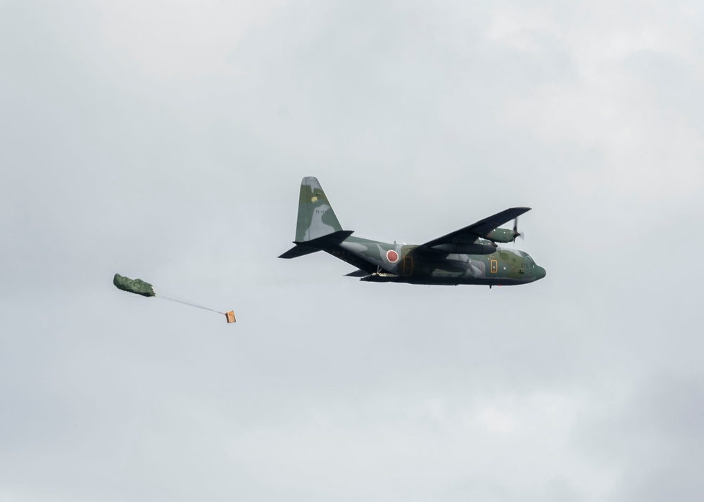 US, Canada, Japan, ROK air forces conduct practice airdrop missions for OCD25
