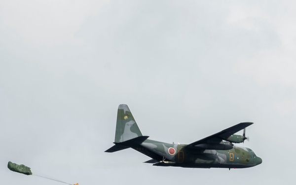US, Canada, Japan, ROK air forces conduct practice airdrop missions for OCD25
