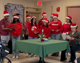 China Lake Sailors Bring Holiday Cheer to Nursing Home Residents