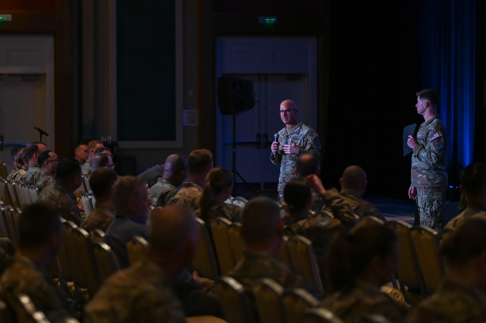 Chief of Space Operations and Chief Master Sergeant of the Space Force Host Guardian Professional Development Day