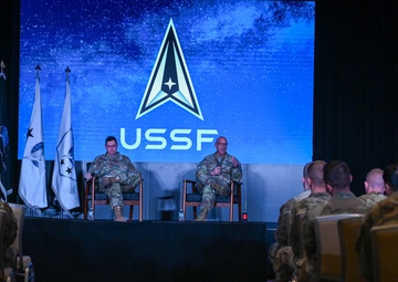 Chief of Space Operations and Chief Master Sergeant of the Space Force Host Guardian Professional Development Day