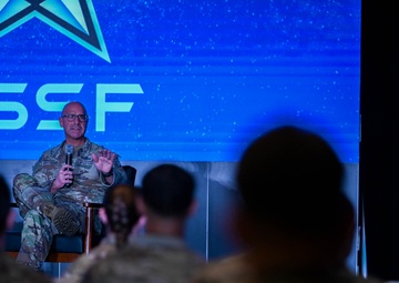 Chief of Space Operations and Chief Master Sergeant of the Space Force Host Guardian Professional Development Day