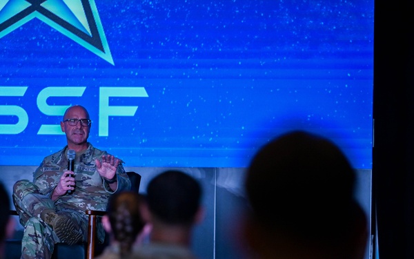 Chief of Space Operations and Chief Master Sergeant of the Space Force Host Guardian Professional Development Day