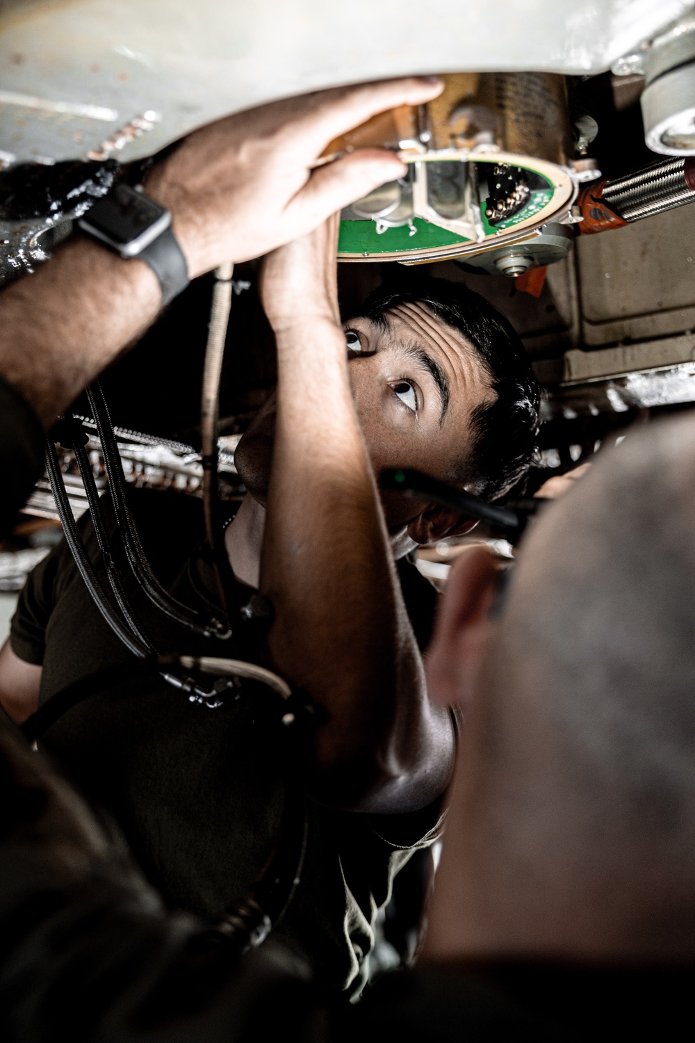 11th MEU Marines Conduct Maintenance on CH-53E Super Stallions Aboard USS Portland