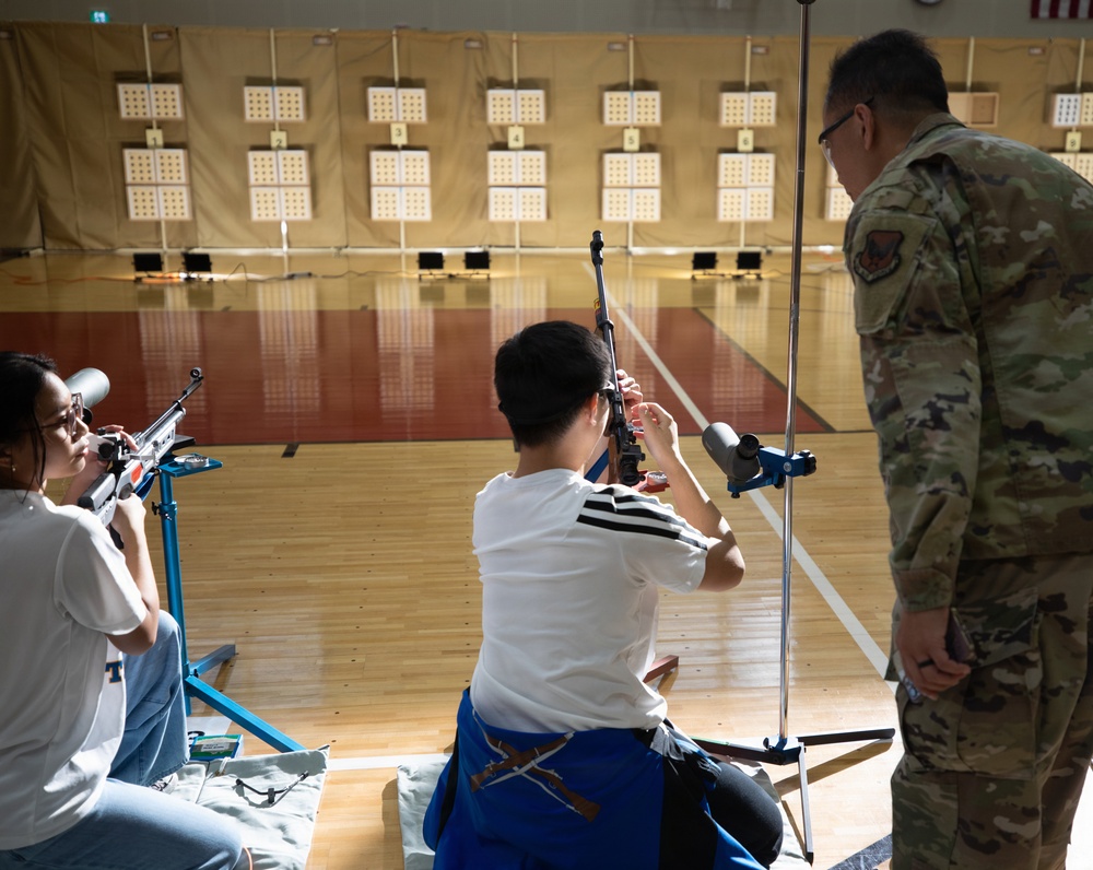 JROTC Cadets compete in air rifle marksmanship competition at MCAS Iwakuni