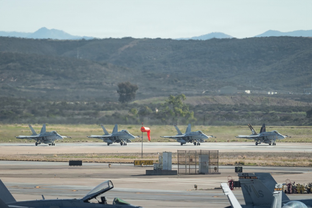 Steel Knight 25: Death Rattlers depart Miramar for defensive counterair mission