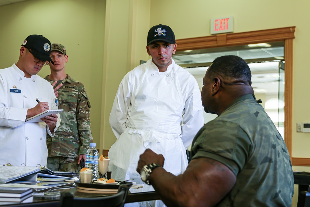 Chef Andre Rush Visits Camp Humphreys DFACs