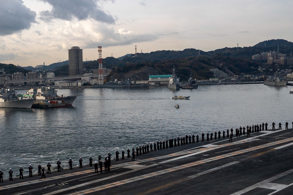 George Washington returns to Commander, Fleet Activities Yokosuka