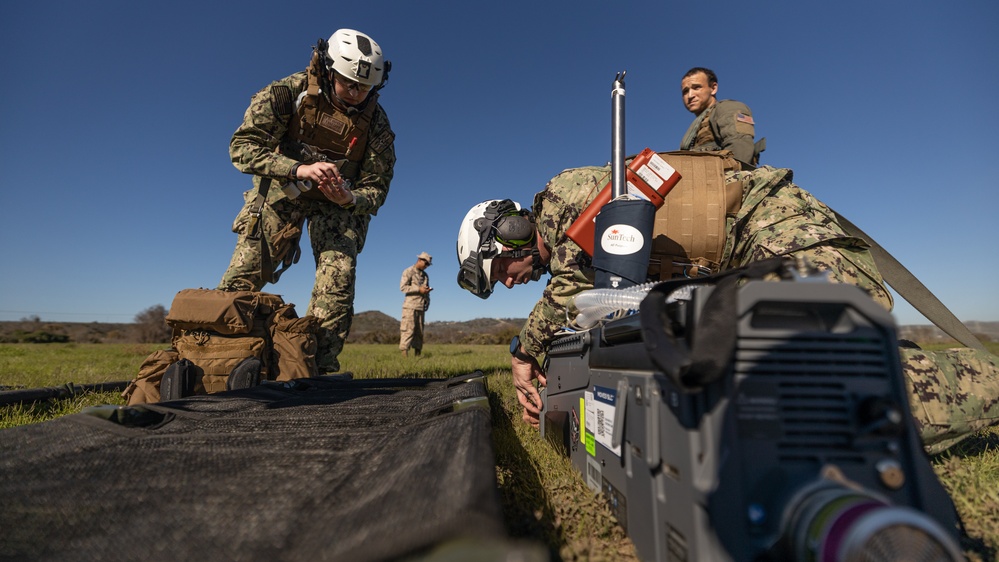 Aid From Above: Purple Foxes Conduct Mass Casualty Training