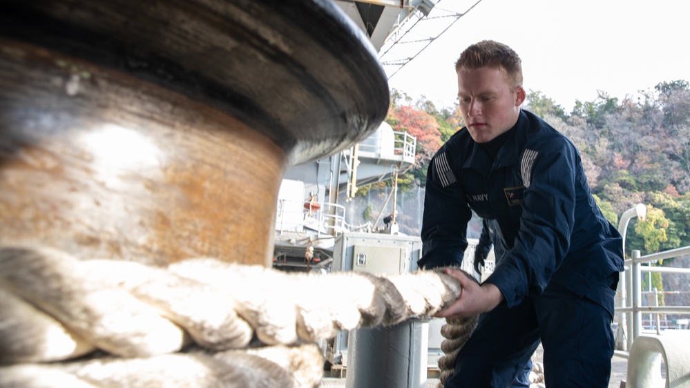 George Washington returns to Commander, Fleet Activities Yokosuka