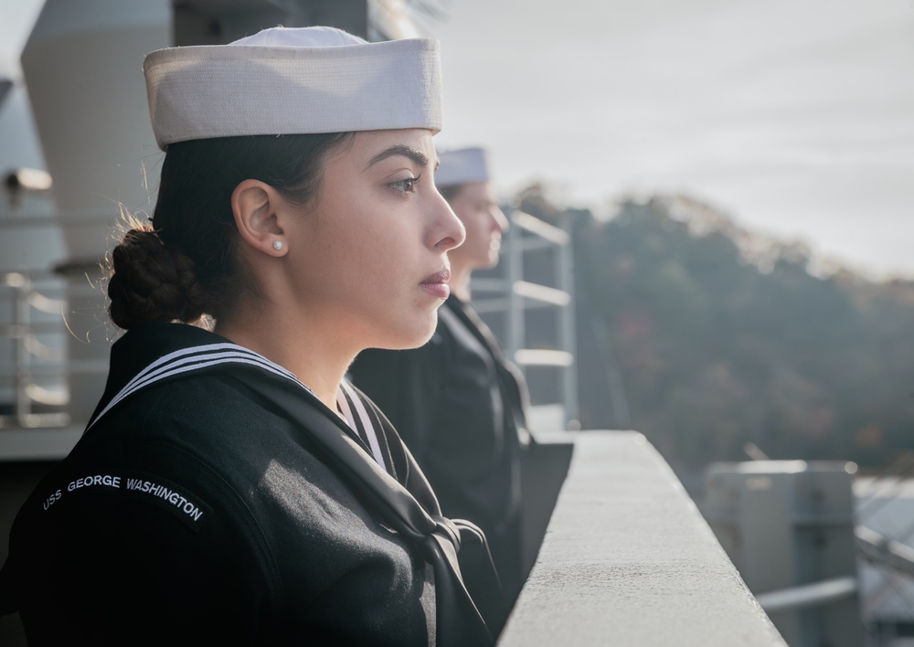George Washington returns to Commander, Fleet Activities Yokosuka