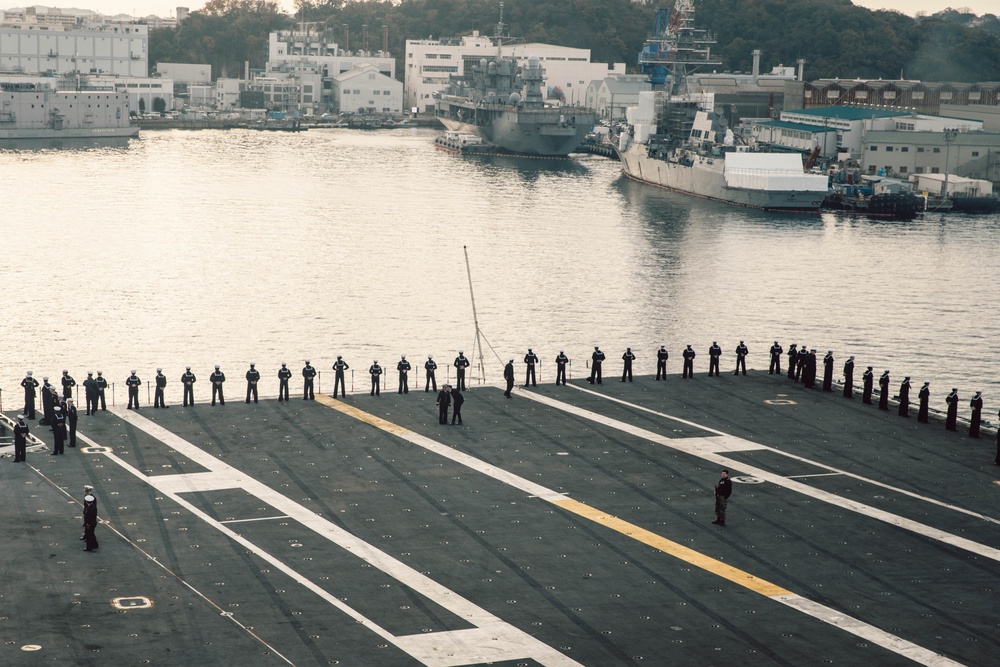 George Washington returns to Commander, Fleet Activities Yokosuka
