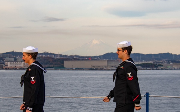 George Washington returns to Commander, Fleet Activities Yokosuka