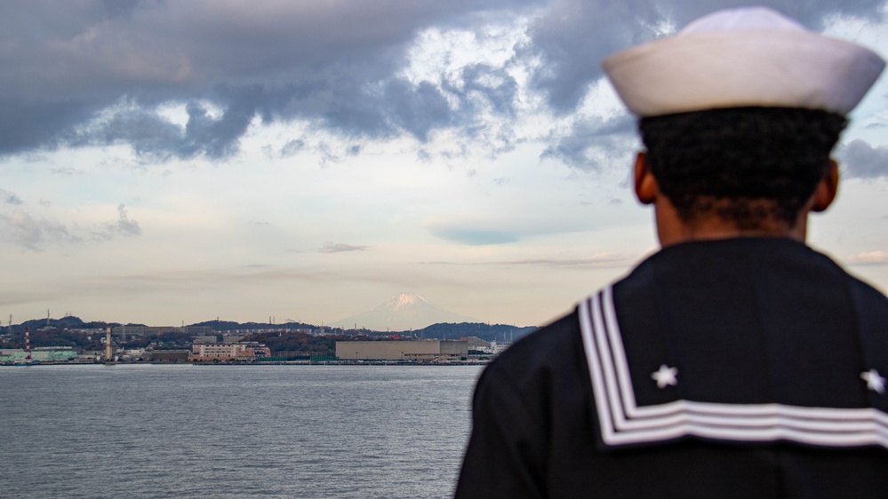 George Washington returns to Commander, Fleet Activities Yokosuka