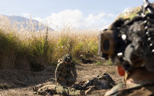 U.S. Marines Execute Defensive Operations during Shinka 25