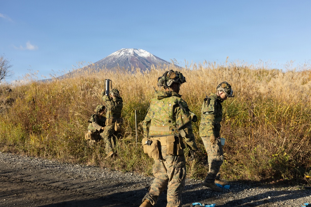 U.S. Marines Execute Defensive Operations during Shinka 25