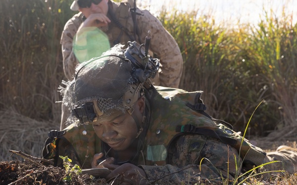 U.S. Marines Execute Defensive Operations during Shinka 25