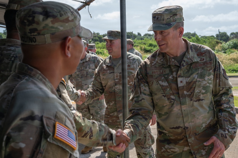 Tennessee National Guard leadership visits Guam, tours THAAD site