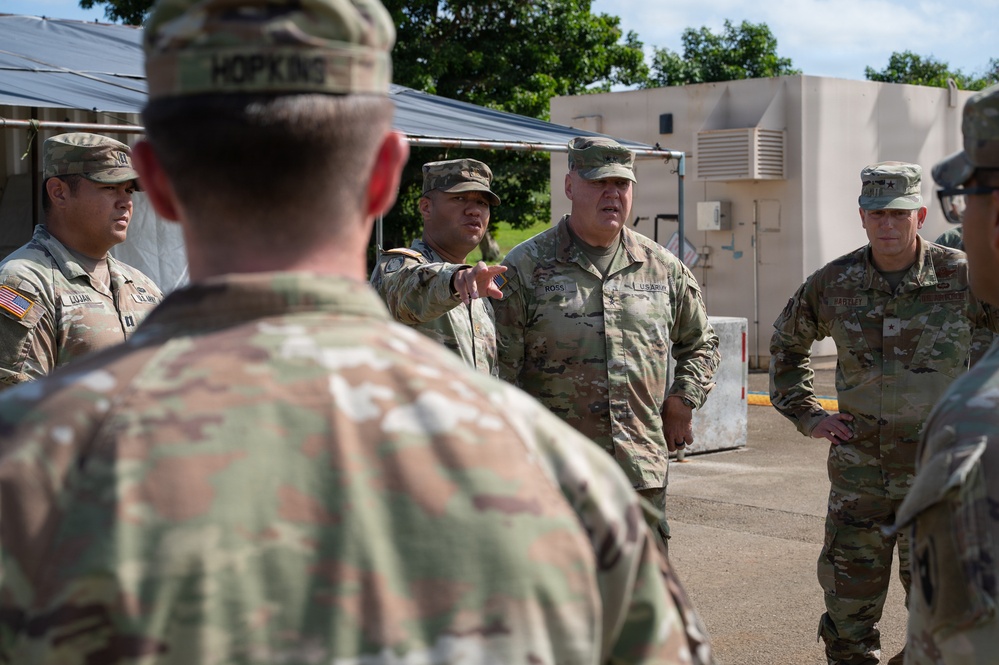 Tennessee National Guard leadership visits Guam, tours THAAD site