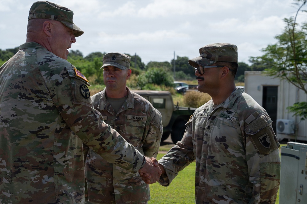 Tennessee National Guard leadership visits Guam, tours THAAD site