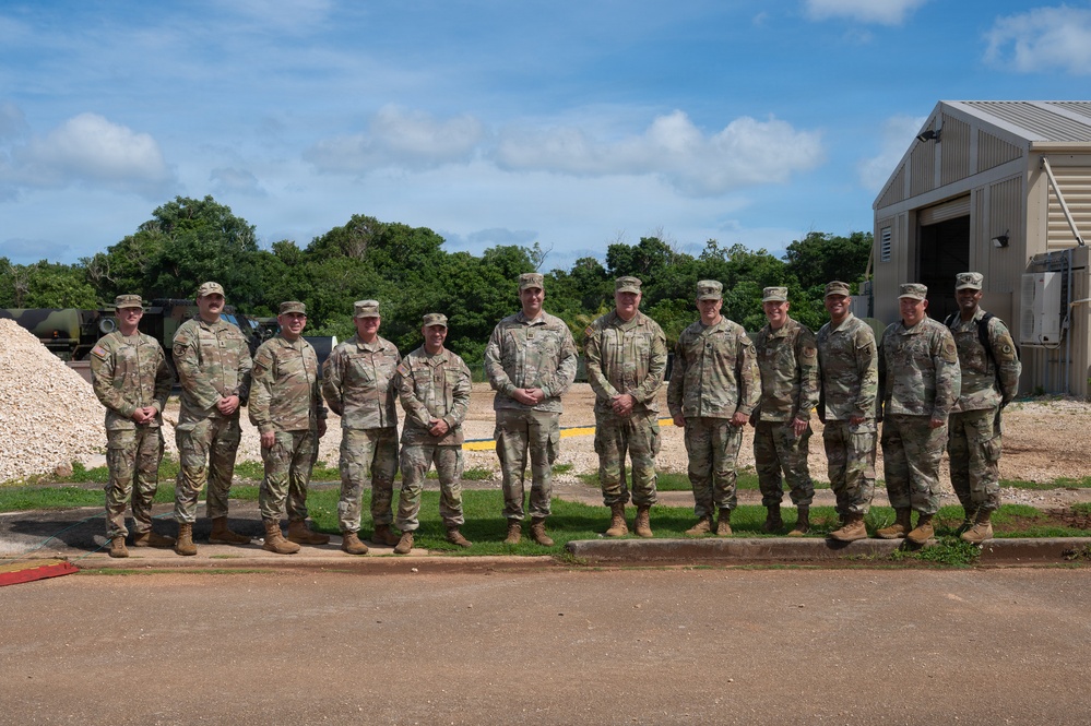 Tennessee National Guard leadership visits Guam, tours THAAD site