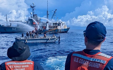 M/V Voyager successfully removed from Piti Channel, sunk offshore by joint responders