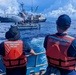 U.S. Coast Guard, U.S. Navy, Port of Guam responders see motor vessel Voyager safely removed