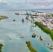 U.S. Navy, U.S. Coast Guard, Port of Guam refloat motor vessel Voyager