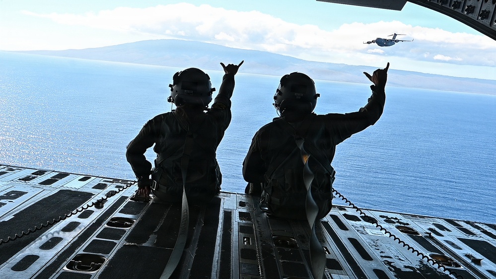 204th Airlift Squadron Maintains Mission Currency with Coastal Low-Level Routes