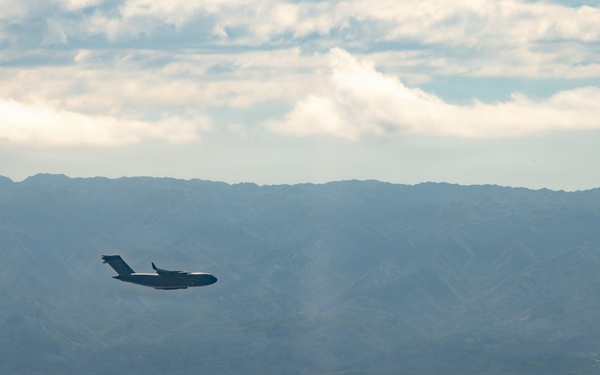 204th Airlift Squadron Maintains Mission Currency with Coastal Low-Level Routes