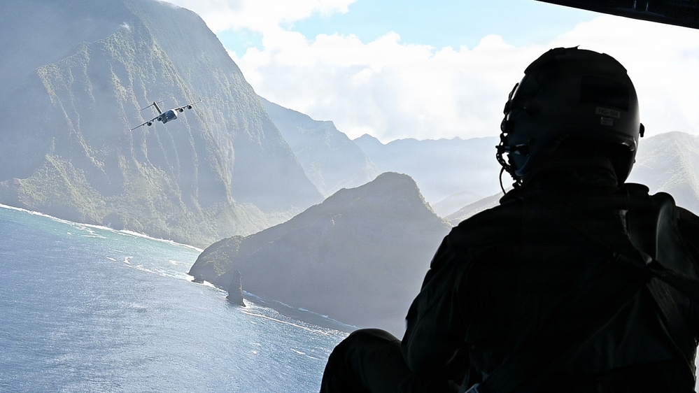 204th Airlift Squadron Maintains Mission Currency with Coastal Low-Level Routes