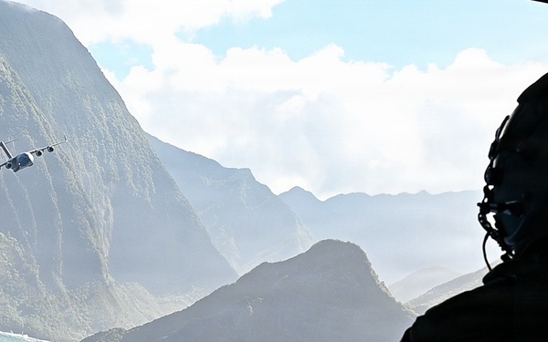 204th Airlift Squadron Maintains Mission Currency with Coastal Low-Level Routes