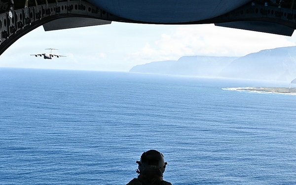 204th Airlift Squadron Maintains Mission Currency with Coastal Low-Level Routes