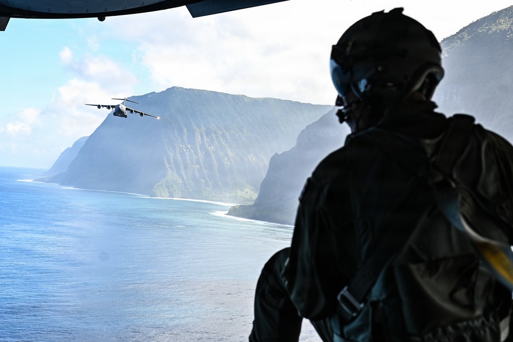 204th Airlift Squadron Maintains Mission Currency with Coastal Low-Level Routes