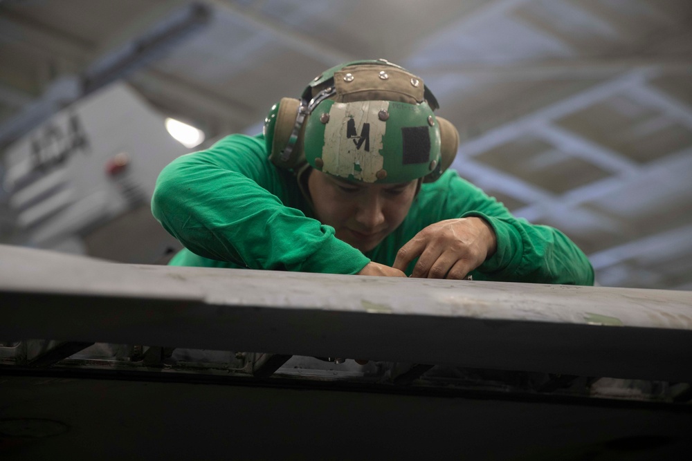 USS Abraham Lincoln conducts routine operations.