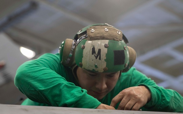 USS Abraham Lincoln conducts routine operations.