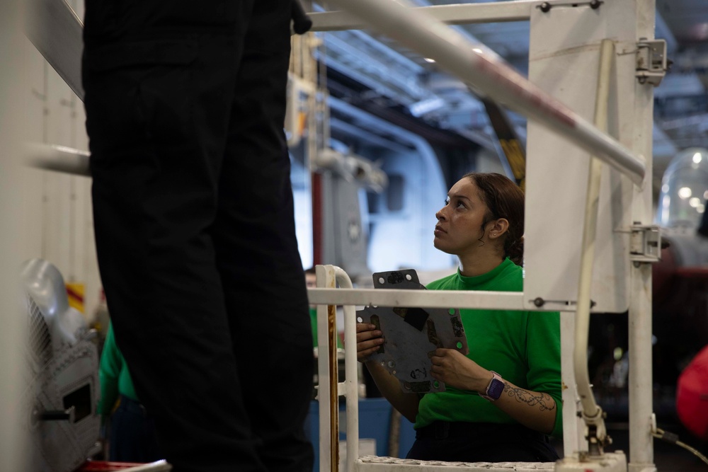 USS Abraham Lincoln conducts routine operations.