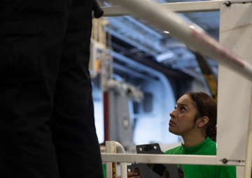 USS Abraham Lincoln conducts routine operations.