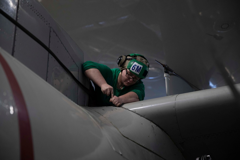 USS Abraham Lincoln conducts routine operations.