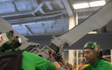 USS Abraham Lincoln conducts routine operations.