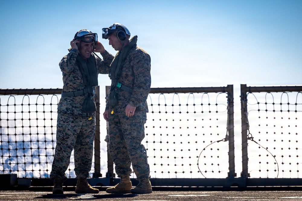 11th MEU Sailors Conduct Deck Landing Qualifications