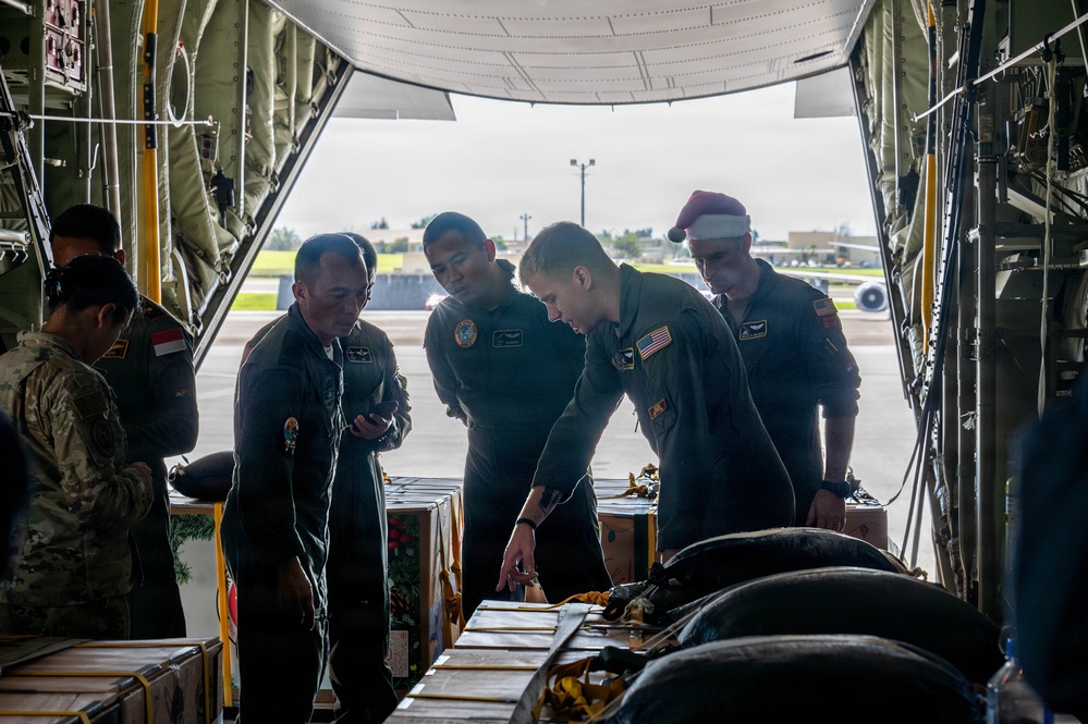 374 AEW conduct airdrop over Federated States of Micronesia during OCD25