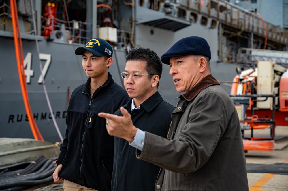 Japan Ministry of Foreign Affairs, North American Affairs Bureau, Status of Forces Agreement (SOFA) Division Director Sunao Takao Visits CFAS