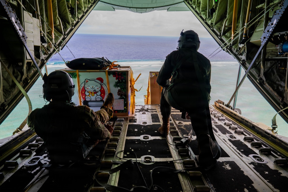 374 AEW conduct airdrop over Federated States of Micronesia during OCD25