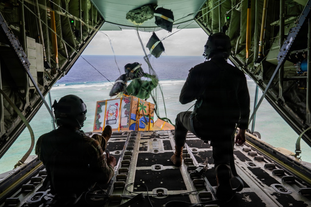 374 AEW conduct airdrop over Federated States of Micronesia during OCD25