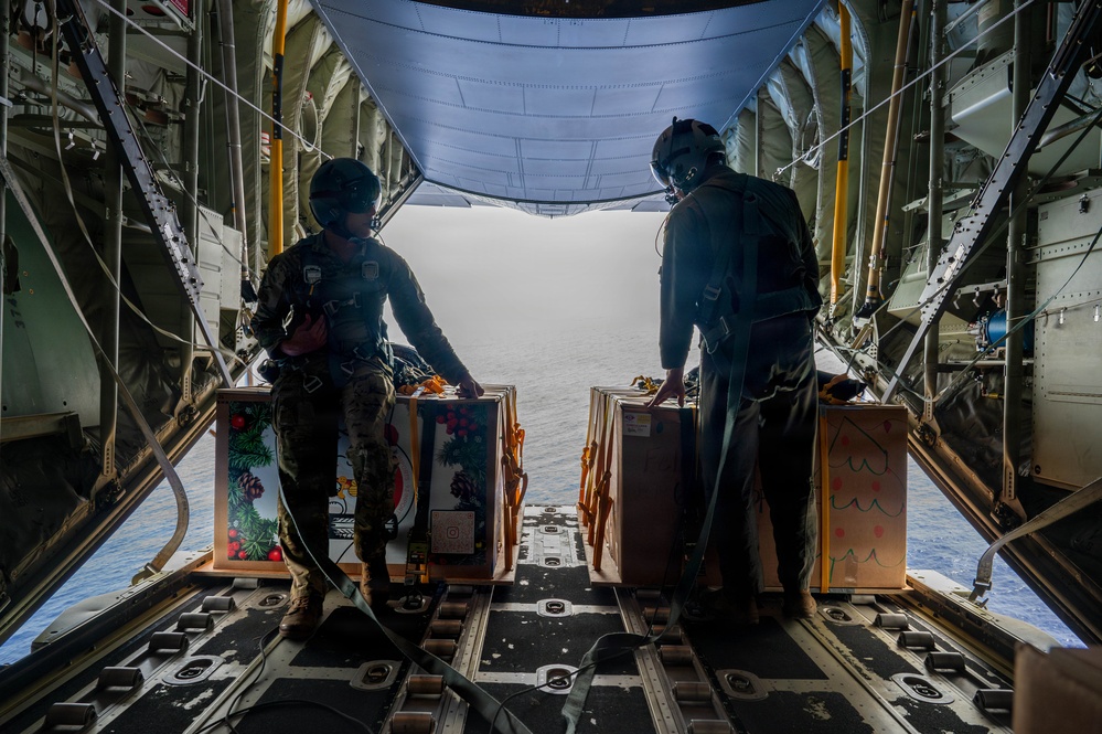 374 AEW conduct airdrop over Federated States of Micronesia during OCD25