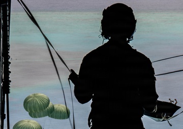 374 AEW conduct airdrop over Federated States of Micronesia during OCD25