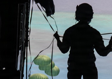 374 AEW conduct airdrop over Federated States of Micronesia during OCD25